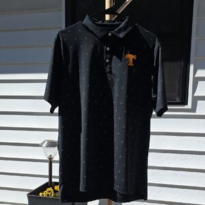 University of Tennessee Nike Black Polo Golf Club Print
